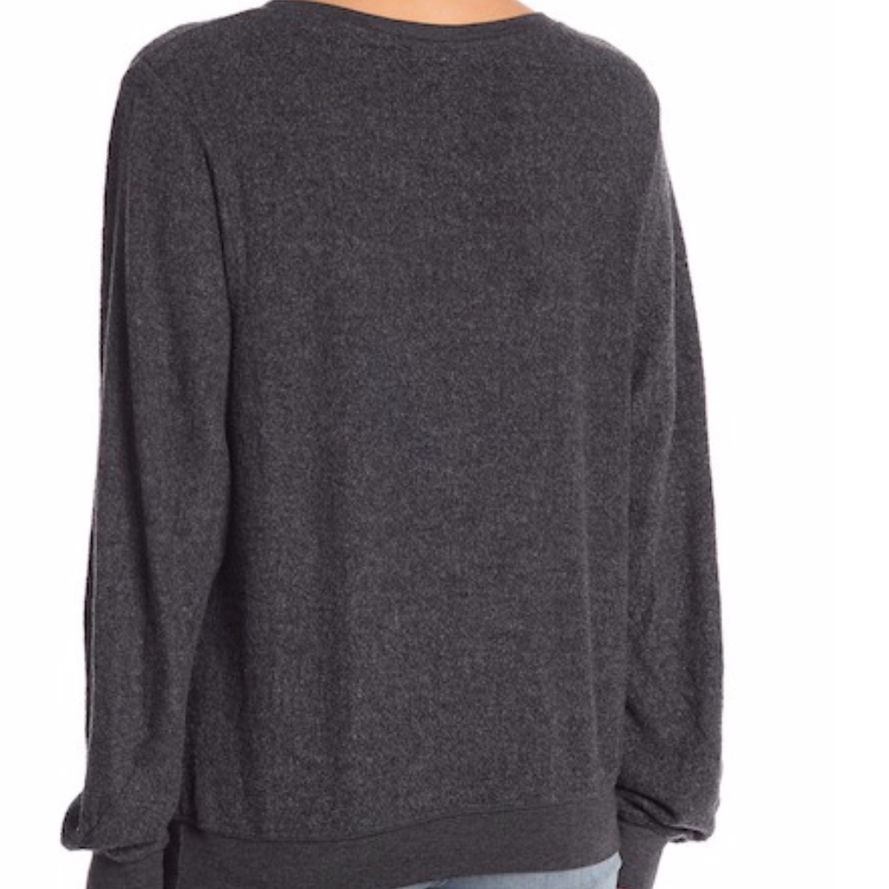 WILDFOX heart smile pullover crewneck sweatshirt - Picture 6 of 7